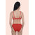 Fashion Comfortz Red Cotton Bra Panty Set ( Pack of 1 )