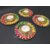 Hand Made Vibrant and Colorful Tealight Candle Holder/Diwali Diya Set for Home Decor / Corporate Gift (SET OF 5)