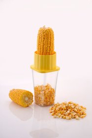 Corn Peeler- Unbreakable Plastic Corn Seeds Peeler with Body Container