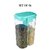 2 Section Air Tight Grocery Container For Kitchen Grocery 1500 ml set  of 01