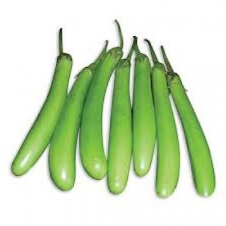                       Green Brinjal Premium Seeds - Pack Of 50 Seeds F-1 Hybrid                                              
