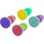 love4ride Kitchen and Bathroom Transparent Tap Shower Sprinkler Plastic Shower Head in Multicolor- Set of 3