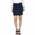 Women Short Denim Skirt with Front Two Pockets (Sizes L, XL, XXL)