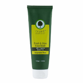 Organic Harvest Face Wash - Fresh  Glow (Sulphate Free), 100gm