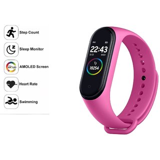 M4 Smart Activity Fitness Tracker Notifier For Sedentary, Call And SMS, Never Miss Out Important Issues