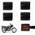 R.A. Accessories Grill Covers for Indicators of Hero Splendor Pro Classic (Pack of 4 Pcs.) Good PVC Material