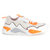 Woakers Men's White Orange Casual Sport Shoes