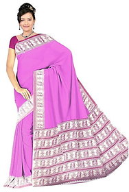Svb Sarees multicolour Art silk Saree Without blouse piece(mala phool)