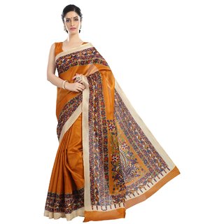                       Sharda Creation Multicolour  Bhagalpuri silk saree                                              