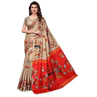                       Sharda Creation Multicolour  Bhagalpuri silk saree                                              