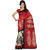 Svb Sarees Beige Block Print Bhagalpuri Silk Saree With Blouse