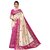 Sharda Creation Pink Mysore Silk Printed With Blouse Saree