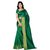 Sharda Creation Green Art Silk Plain With Blouse Saree