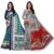 Svb Multicolor Printed Mysore Silk With Blouse Saree