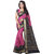 Svb Multicolour Art Silk Printed Bandhani  Saree