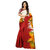 Svb Red Printed Mysore Silk With Blouse Saree