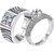 Adjustable Couple Rings Set for lovers in silver set Alloy Couple Rings