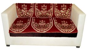 Manvi Creations 3 seater cotten sofa cover pack of 6 pcs