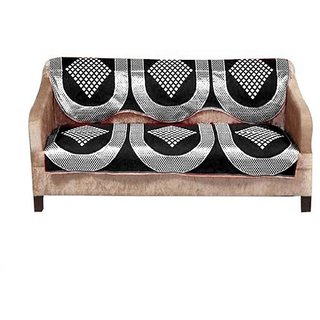 Manvi Creations 3seater cotten sofa cover pack of 6 pcs