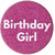 Hippity Hop Birthday Girl Button Badges Decoration Material For Happy Birthday