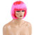 Hippity Hop Ladies Girls Short Straight Hair Wig For Styling / Party Favour - Free Size colour pink
