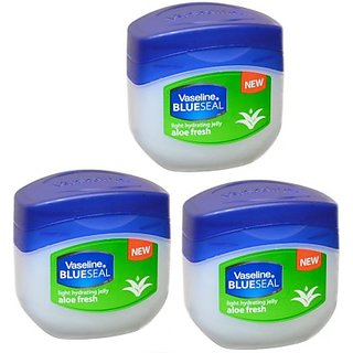 Vaseline Blueseal Light Hydrating Jally Aloe Fresh (100 g) Pack Of 3 Vaseline Blueseal Light Hydrating Jally Aloe Fresh (100 g) Pack Of 3