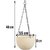 AFFIX  ENTERPRISES Hanging Euro Basket For Indoor and Outdoor with Chain Plant Container Set  (Pack of 2, Plastic)