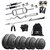 Sporto Fitness Rubber Combo 40 Kg Home Gym And Fitness Kit With Egg Rod