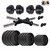 Sporto Fitness Pvc 70 Kg Home Gym Set With One 3 Ft Curl+ One 5 Ft Plain Rod And One Pair Dumbbell Rods Comes With 3 In 1 Bench