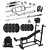 Sporto Fitness Pvc 20 Kg Home Gym Set With One 3 Ft Curl+ One 5 Ft Plain Rod And One Pair Dumbbell Rods Comes With 8 In 1 Bench