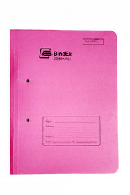 BindEx Premium Quality Office Spring File (Pink) Pack Of 5