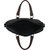 AQUADOR laptop cum messenger bag with black brown faux vegan leather(Code AB-S-1466-Black Brown)