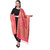 Silkfab Pink Banarasi Silk Banarasi Dupatta