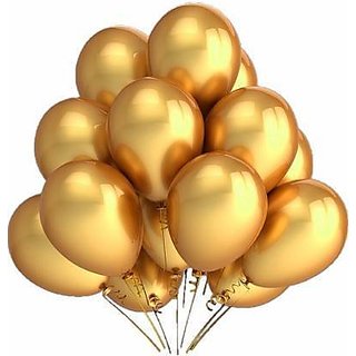Metalic balloon (golden) pack of 50