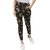 Women's Camouflague Multi Colour Bottle Green Khaki printed Military  Drawstring Pocket Jegging