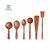 The Indus Valley Neem Wood Spatulas for Cooking  Serving  Thick, Long, Sturdy, Large  Set of 6