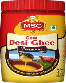 MSG Premium Cow Desi Ghee 1L