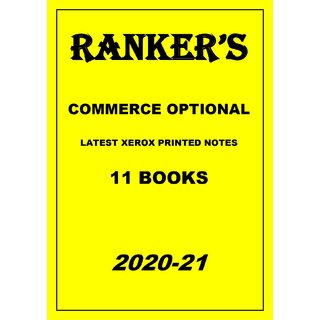 Ranker's Commerce Optional Latest Xerox Printed Notes 2020-21