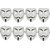 White Vendetta Character 8masks Party Mask  (Multicolor, Pack of 8)