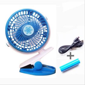 This summer new Mini Foldable ML-F168 USB Rechargeable Fan (Blue)