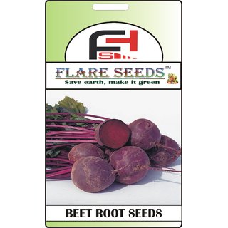                       FLARE SEEDS Beet Root Seeds - 50 Seeds Pack                                              
