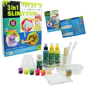 Ekta 3 in 1 Slimy Fun  make your own fantastic yucky slime  Learn How to Make Your Favourite Slime in House