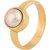 Raviour Lifestyle Pearl (Moti) 5.00 Ratti White Pearl 100% Original Gemstone Ashtadhatu Rashi Ratna Ring