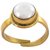 Raviour Lifestyle Pearl (Moti) 7.00 Ratti White Pearl 100% Original Gemstone Ashtadhatu Rashi Ratna Ring
