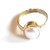 Raviour Lifestyle Pearl (Moti) 7.30 Ratti White Pearl 100% Original Gemstone Ashtadhatu Rashi Ratna Ring