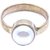 Raviour Lifestyle Pearl (Moti) 9.15 Ratti White Pearl 100% Original Gemstone Ashtadhatu Rashi Ratna Ring