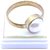 Raviour Lifestyle Pearl (Moti) 9.15 Ratti White Pearl 100% Original Gemstone Ashtadhatu Rashi Ratna Ring
