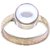 Raviour Lifestyle Pearl (Moti) 9.30 Ratti White Pearl 100% Original Gemstone Ashtadhatu Rashi Ratna Ring