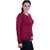 Ogarti woollen full sleeve Round neck Magenta Women's  Sweater