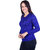 Ogarti woollen full sleeve Round neck Royal Blue Women's  Sweater